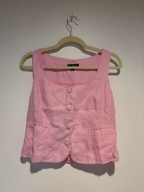J. Crew Linen Vest
